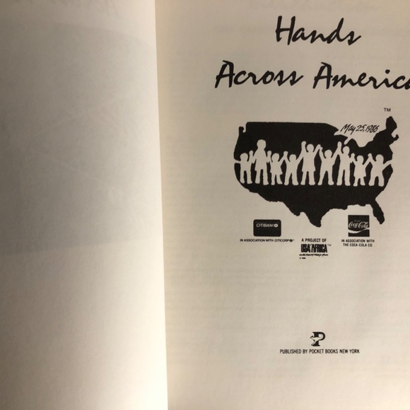 Hands across America, 1986 trade paperback book - Picture 4 of 6